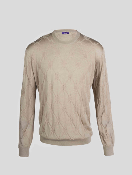 Patrick Hellmann CollectionBeige Pullover Round-Neckimage1150